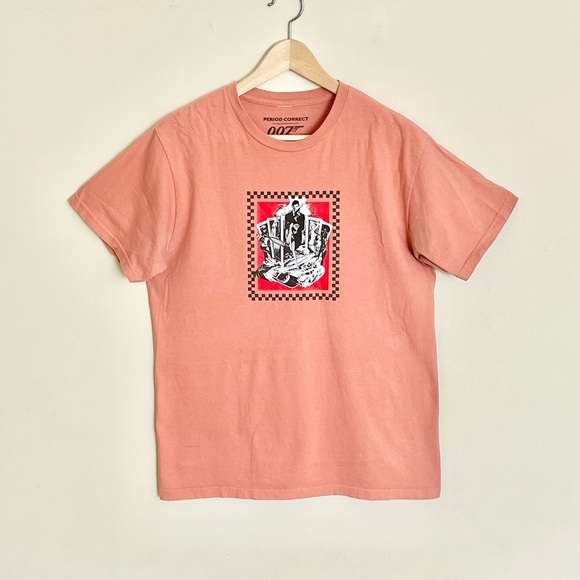 Period Correct X James Bond 007 Live And Let Die Graphic Orange T Shirt Adult M - Picture 2 of 9